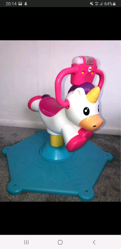 bounce and spin unicorn